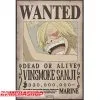 Affiche Wanted Sanji - New World Prime