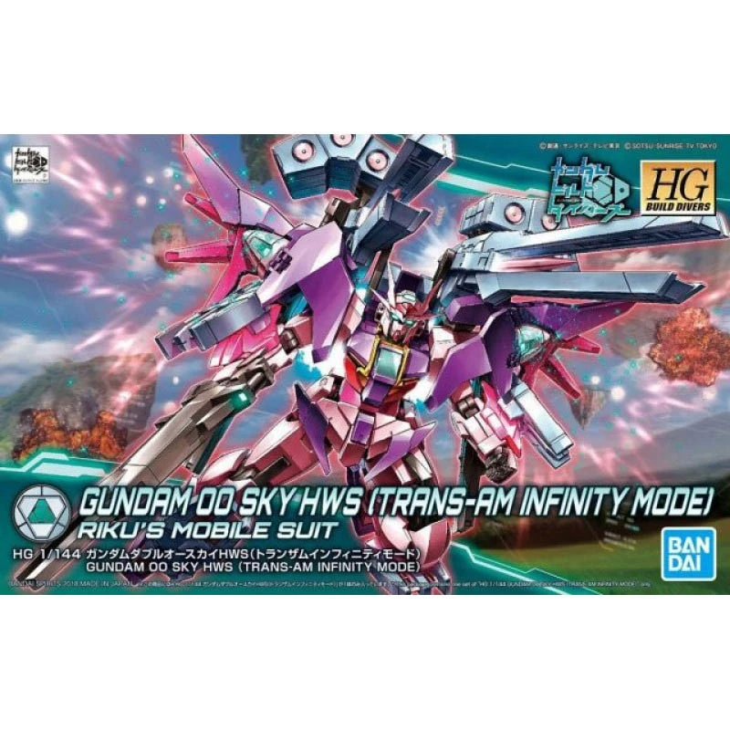 Gundam 00 Sky HWS Trans AM HGBD 3 Gundam 00 Sky HWS Trans AM HGBD
