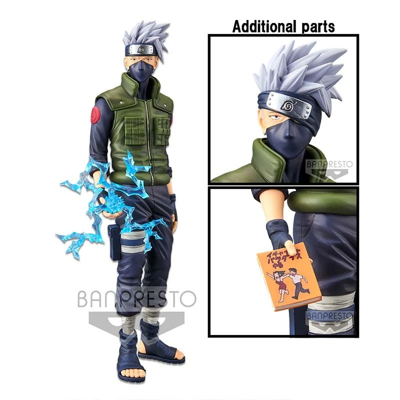 Naruto - Figurine Kakashi Grandista Nero 4 Naruto - Figurine Kakashi Grandista Nero – Image 2