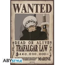 One Piece - Affiche Wanted De Trafalgar Law