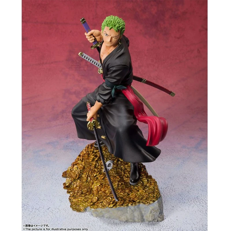 One Piece - Figurine Zoro - Figuarts Zero WT100 Eiichiro Oda 4 One Piece - Figurine Zoro - Figuarts Zero WT100 Eiichiro Oda – Image 2