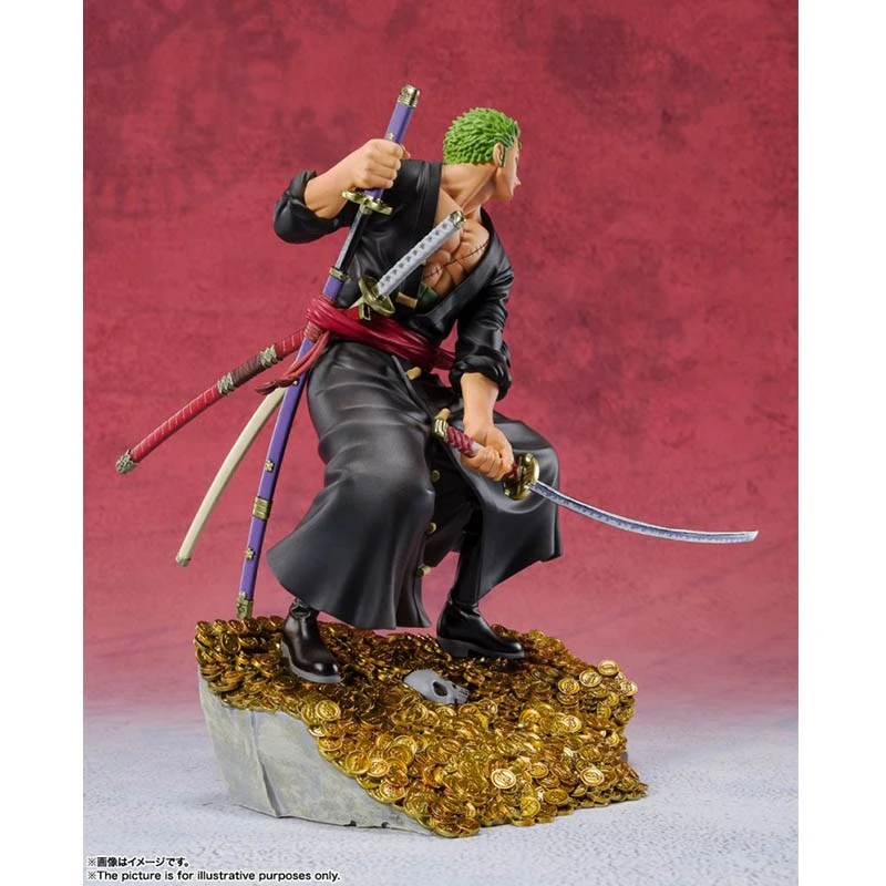 One Piece - Figurine Zoro - Figuarts Zero WT100 Eiichiro Oda 5 One Piece - Figurine Zoro - Figuarts Zero WT100 Eiichiro Oda – Image 3