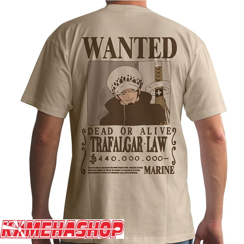 One Piece - T-shirt Trafalgar Law Wanted 3 One Piece - T-shirt Trafalgar Law Wanted
