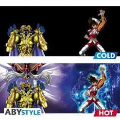 Figurines Soldes 16 Figurines Soldes -Figurines Soldes saint seiya mug thermo recatif pegasus vs pope 1