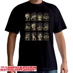 Saint Seiya - T-shirt Des 12 Armures D'Or